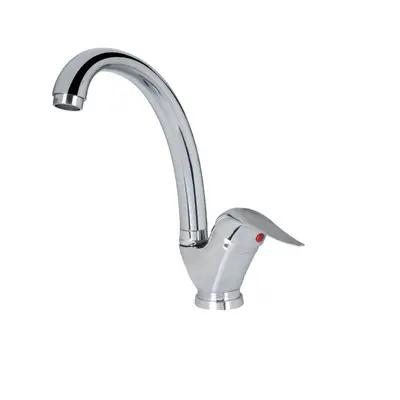 شیر ظرفشویی اهرمی مدل اردکی کاتریج ۴۰ رنگ کروم